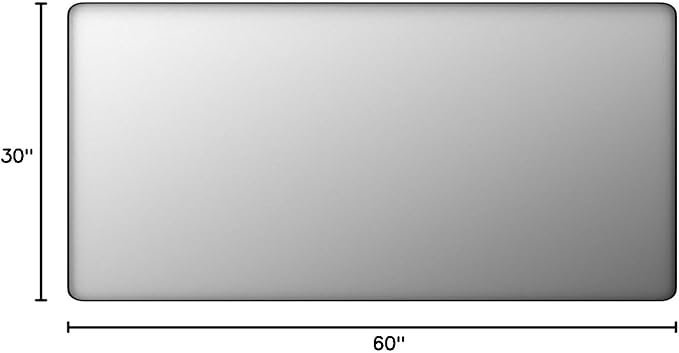 60x30 Black Framed Bathroom Mirror for Wall, Black Metal Bathroom Vanity Mirror, Modern Rectangle Mirror, Rounded Corner, Shatterproof, Anti-Rust (Horizontal/Vertical)