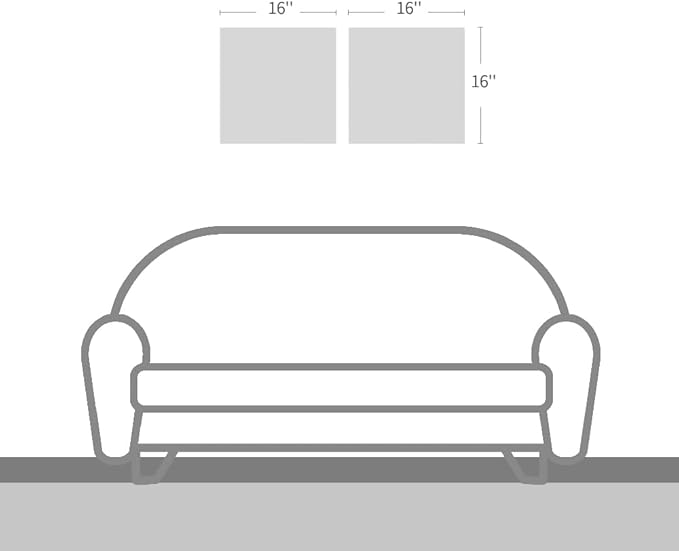 JAPO ART White Coral Wall Art Beach Bathroom Decor Sea Shell Pictures Coastal Wall Decor Sea Fan Nautical Painting Coral Pictures for Livingroom Bedroom Home Walls 16x16 x2pcs