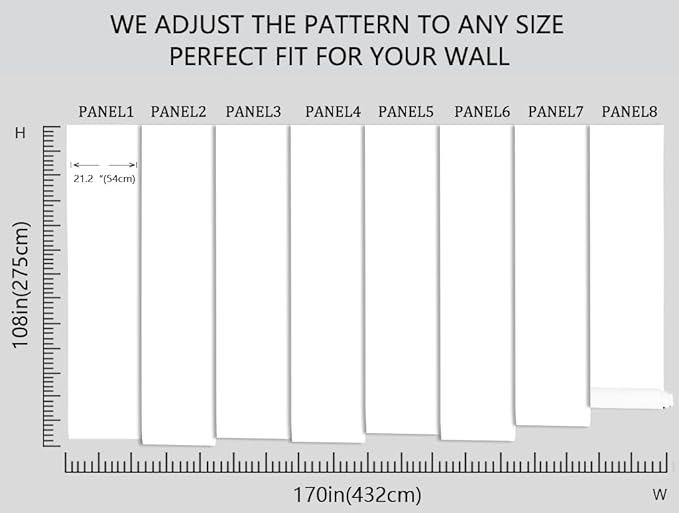 Large Pink Peony Flower Wallpaper for Bedroom, Living Room, Bathroom Background Wall Decoration(Non-self-Adhesive)