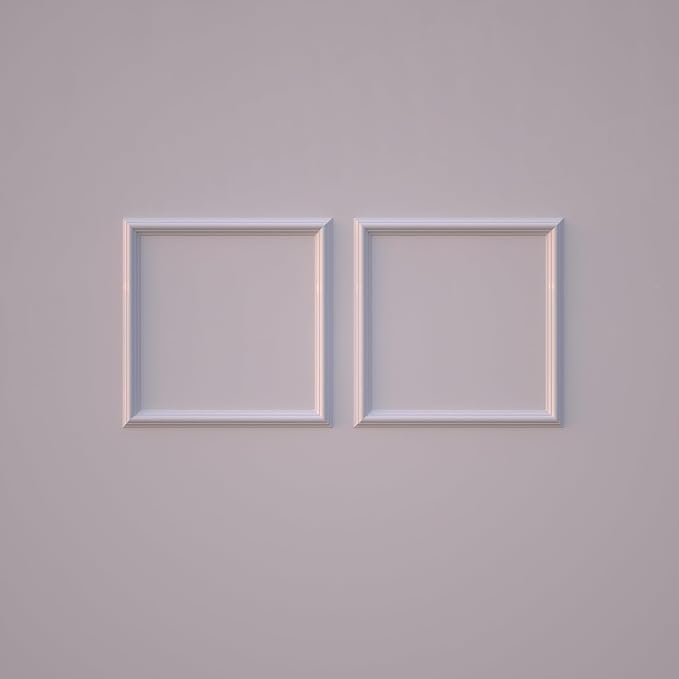 NeatiEase 2 Set Peel and Stick Wall Molding Trim Kit, 24" x24" Premade Wainscoting Panels, Self Adhesive Moulding Panel for Interior Walls Picture Frame