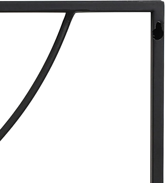 LuxenHome Metal Wall Art, Set of 2 Modern Multi-Color Abstract Metal Wall Decor Panels with Frame, 36" Hanging Sculpture Decor for Living Room, Art Artwork Gold Accent for Bedroom Dining Room Office