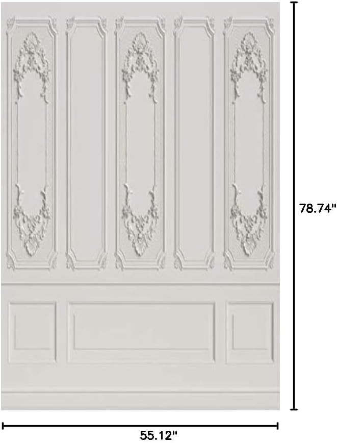 Leyiyi 5x7ft Vintage Room Inside Backdrop European Frame Modern House French Castle Cementery Wall Retro Style Photo Background Cowboy Kids Birthday Portrait Studio Prop Vinyl Wallpaper