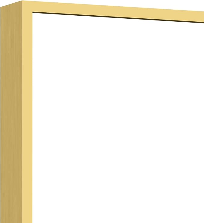 36x48inch Bathroom Mirror, Gold Rectangle Mirror with Thin Metal Frame, Large Rectangular Wall Mirrors for Bathroom, Living Room, Hair Salon, Big Farmhouse Mirror Hang Horizontal/Vertical