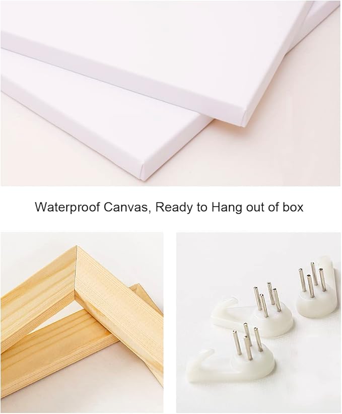 Biuteawal Large 7 Piece New York City Wall Art Manhattan Skyline at Night Picture Canvas Prints Modern Cityscape Artwork Home Office Wall Decor Gallery Wrapped