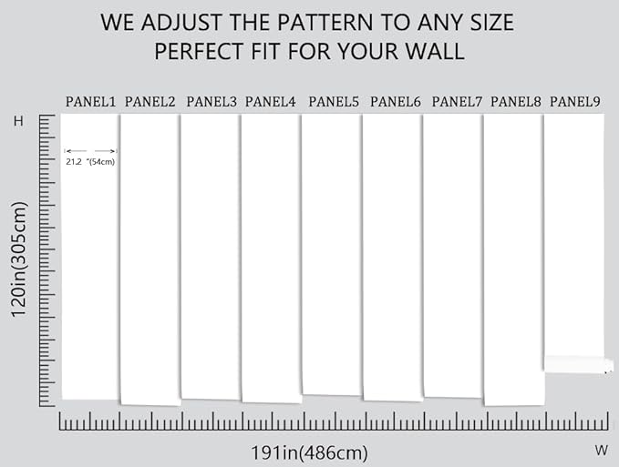 Ancient Large Trees Forest Wallpaper, Large Background Wall Mural, Decorating Bedroom, Living Room, Bath Room(Non-self-Adhesive)