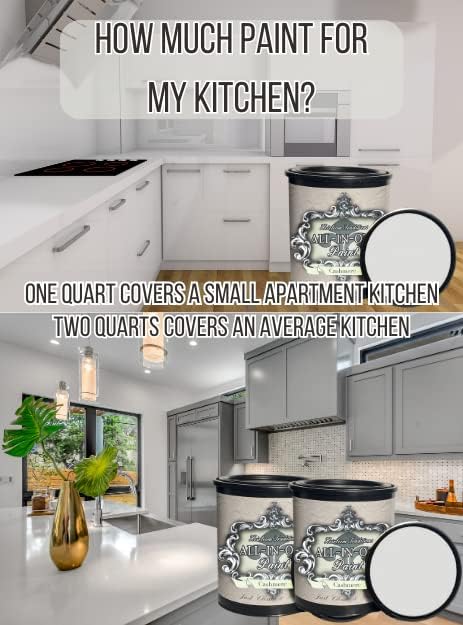 ALL-IN-ONE Paint, Durable cabinet and furniture paint. Built in primer and top coat, no sanding needed. Includes our 30 featured color card - Brick (burnt cinnamon), Gallon