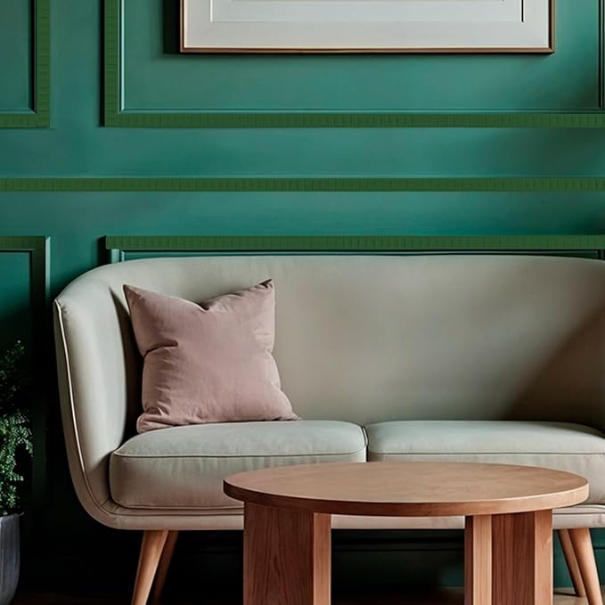 18 Pcs 3D Decorative Wood Trim Molding, 15.75inch Decorative Wood Molding Cute DIY Wall Molding Trim Unfinished Wave Wooden Line Trims Molding Decorative for Home Wall Cabinet Shelf Window Door