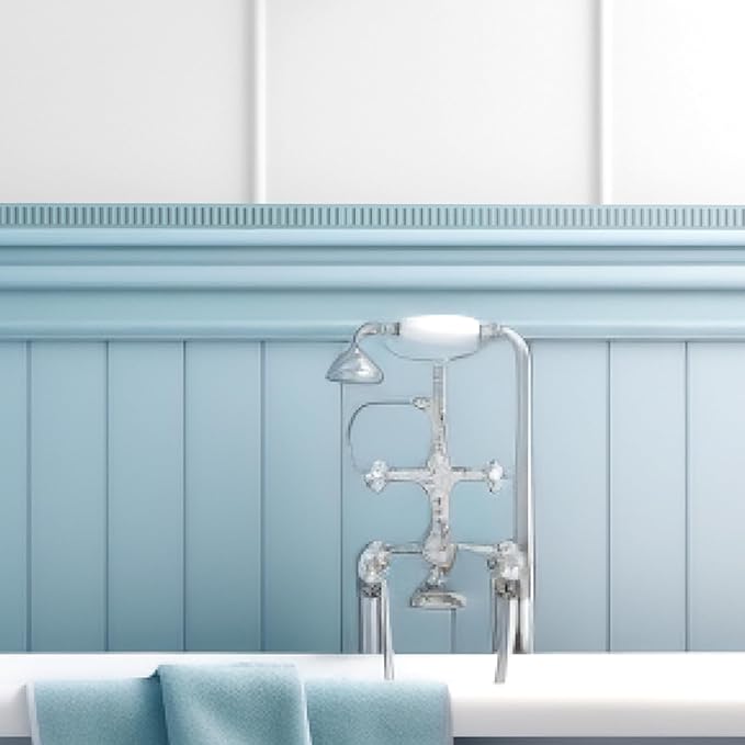 Nuanchu 12 Pcs Unfinished 3D Decorative Wood Trim Molding 15.75inch Decorative Wood Molding Cute DIY Trim for Home Wall Cabinet Shelf Window Door(Wavy,20mm)