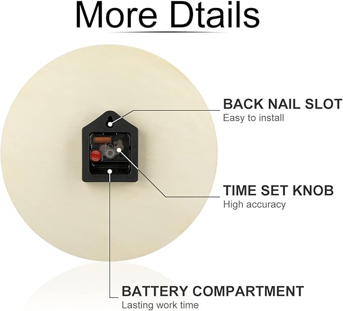 Pink Dragon-Themed Round Wall Clock, Pink Background Flower Tree Girl's Personalized Oriental Dragon Decoration, Wooden Silent Wall Clock for Family Room Bedroom 12x12INCH