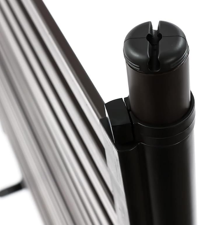 Outdoor Privacy Fence Screen, Brown Freestanding Metal Garden Fence Panel for Patio Deck Backyard, Tall Adjustable Divider Wall for Trash Can Hiders and Backyard Patio Garden (3.94 * 5.91ft)