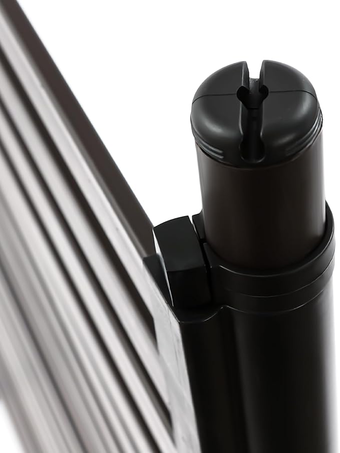 Outdoor Privacy Fence Screen, Brown Freestanding Metal Garden Fence Panel for Patio Deck Backyard, Tall Adjustable Divider Wall for Trash Can Hiders and Backyard Patio Garden (2.95 * 3.94ft)