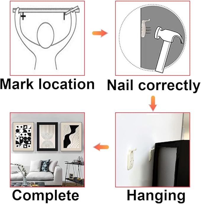 ARTFEB Large Framed Wall Art Set, Black and White Canvas Art Wall Decor, Abstract Nature Modern Paintings for Living Room, Bedroom, Home Office (White, 24" X 32" X 3 pieces)