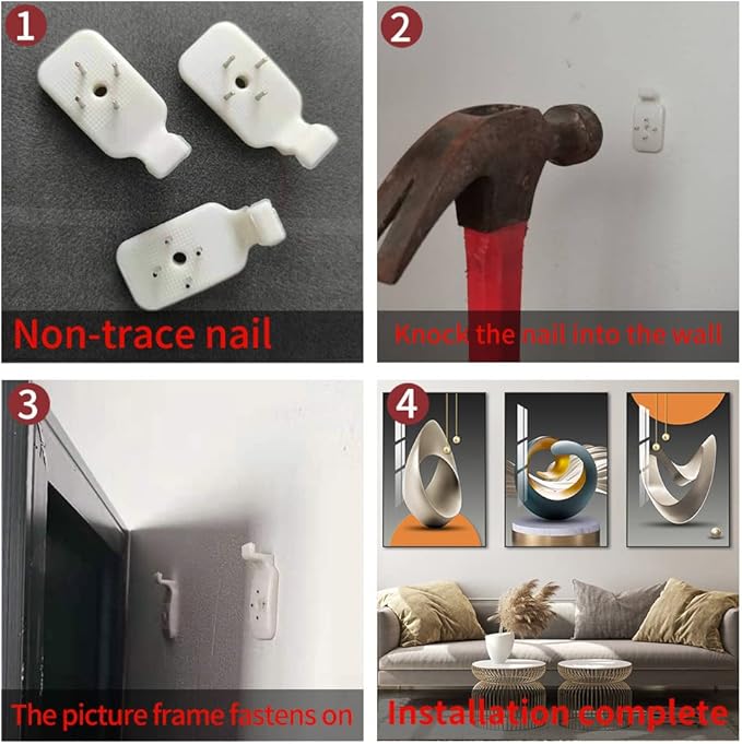 MPLONG Wall Art, Bright Style Framed Wall Art, Abstract Modern Art Shape Pattern White Blue Yellow Grey Wall Art Artfully Matching Living Room Bedroom Office Wall Decor - 24"x 32"x 3 Panels