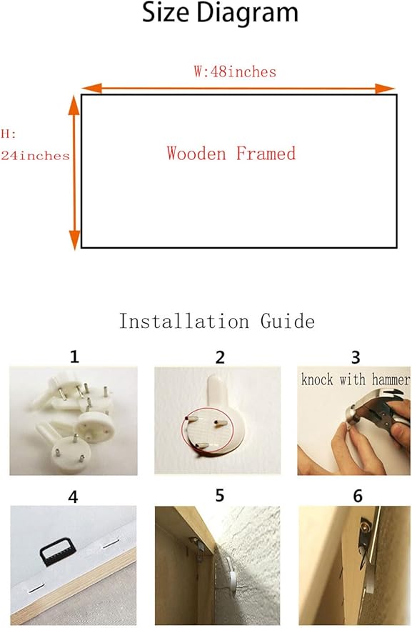 Ardemy Cityscape Wall Art Living Room Canvas Wall Decor Large Abstract Skyline New York City Paintings Wall Decor Modern NYC Pictures Artwork for Walls Bedroom Home Office, 48"x24"