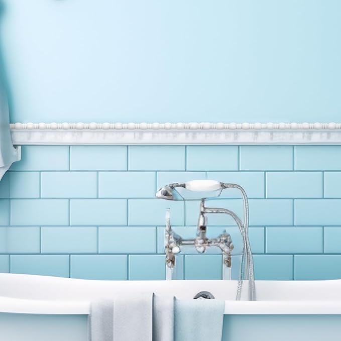 Nuanchu 12 Pcs Unfinished 3D Decorative Wood Trim Molding 15.75inch Decorative Wood Molding Cute DIY Trim for Home Wall Cabinet Shelf Window Door(Gourd Line,15mm)