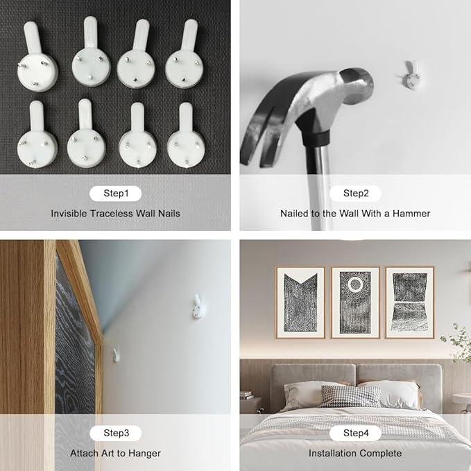 Abstract Dot Pattern Framed Canvas Wall Art Set,Minimalist Black and White Wall Decor,Neutral Geometric Print,Modern Circle Boho Mid Century Artwork for Living Room,Bedroom-16 x24 x3