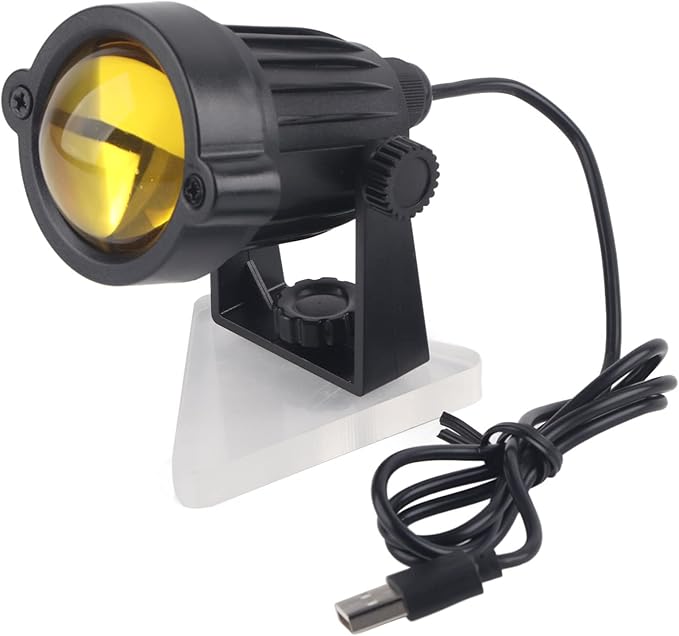 Topyond Sunset Projection Lamp, Multi Color Rainbow Projector, LED Visual Light, Fun Nightlight for Bedroom, Living Room, Romantic Octopus Design, Relaxing Atmosphere for Home