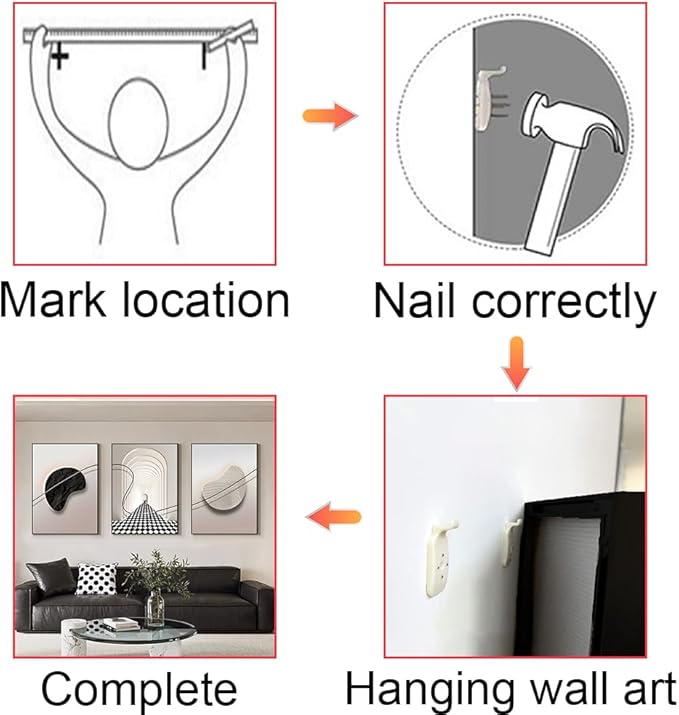 ARTFEB Abstract Modern Framed Canvas Wall Art Set, Geometric Line Wall Decor, Minimalist Neutral Wall Painting, Beige Black Art Prints for Living Room, Bedroom, Office(Black, 24" X 32" X 3 pieces)