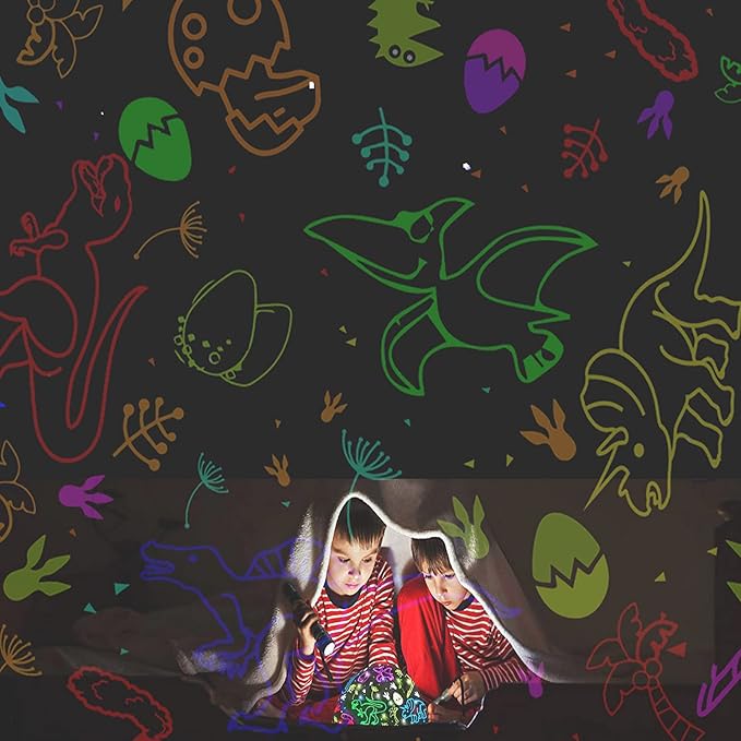 MINGKIDS Night Light for Kids,2 in 1 Rotating Projector Lamp with Dino&Vehicles Theme,2 Ways to Charge,Baby Night Light Ceiling Projector for Bedroom Kids Room Decor