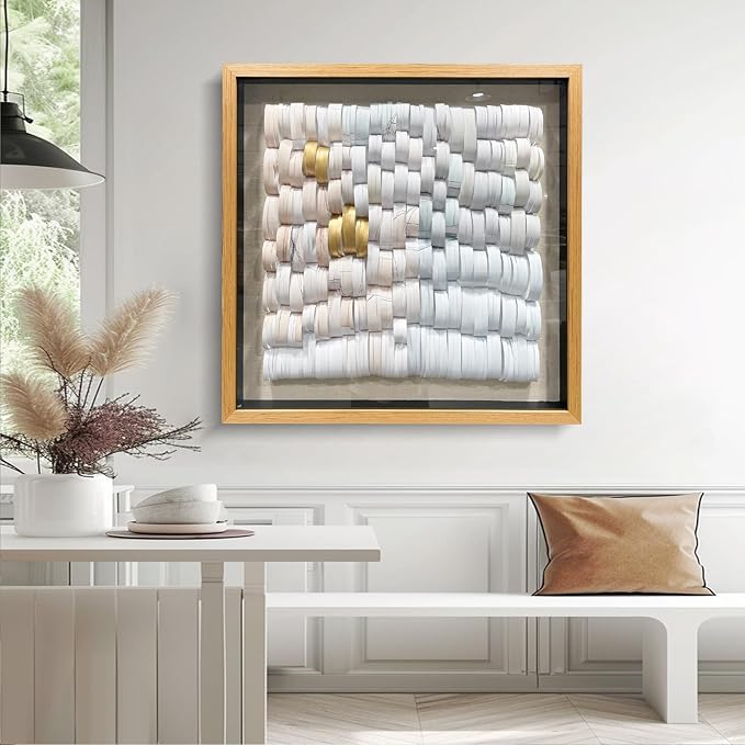 LIUZEYUE - Hand crafted Paper Artwork 3D Wall Art living room wall decor modern 43.3"x43.3"