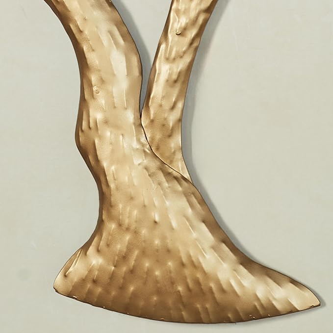 Morning Mist Tree Wall Art Sculpture | Tree of Life | Nature | Textured Metal Wall Art Decor | Hand Finished | Sage Gold | Dimensional | Realistic | Home Decor