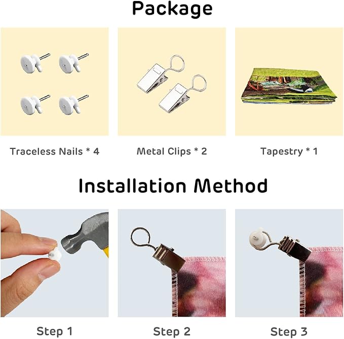 Loccor French City Street Scenery Tapestry Medieval Village Tapestry Wall Art Flower Street European Wall Tapestries for Bedroom Living Room Dorm Office Home Decor, 90" X 70"