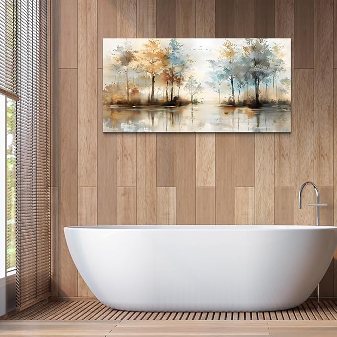 Lapremoly Large Wall Decor For Living Room Framed Wall Art for Bedroom Abstract Tree Painting Wall Artworks Hang Pictures For Office Decoration Canvas Prints Room Home Decorations Posters 20"X40"