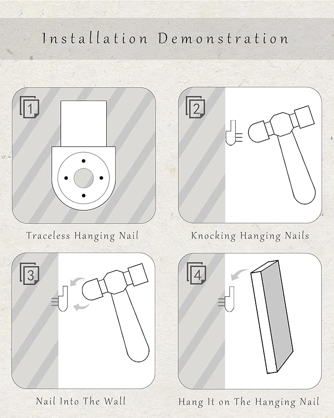 KUVIOKE Morden Mountains Framed Wall Art Boho Pine Tree Forest Nature Landscape Artwork Painting Bohemain Farmhouse Rustic Home Decor 16x24in (Natural Framed)