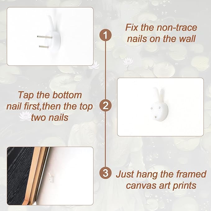 Aurlan Ophelia in the Lake Dark Academia Framed Wall Art(16"x24"), 3PCS Moody Boho Victorian Water Llily Foral Canvas Artwork, Classic Romantic Gothic Modern Cottagecore Decor for Home Office Bedroom