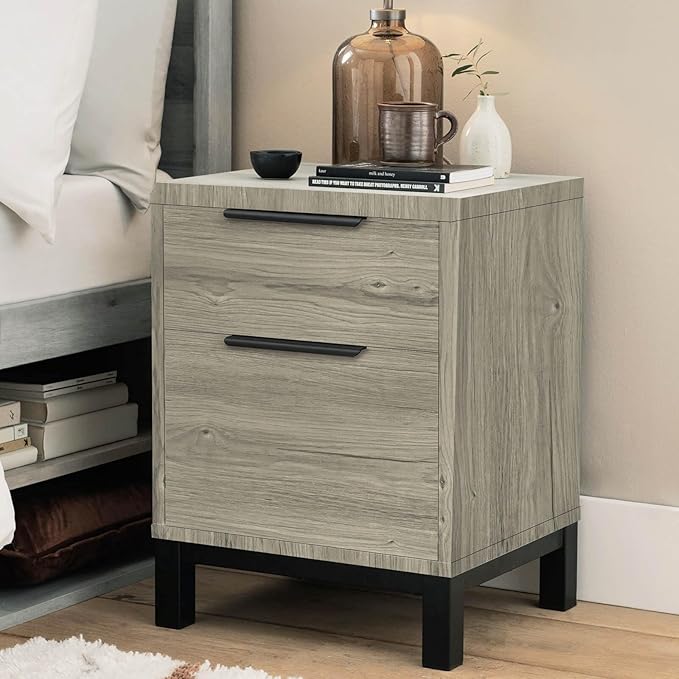 Heroad Brand Contact Paper Grey Wood Contact Paper for Cabinets Wood Grain Contact Paper Wood Wallpaper Peel and Stick Thicken Textured for Table Cabinets Countertops Self Adhesive Vinyl 78.7”x17.5”