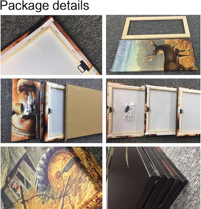 Cityscape Pictures for Living Room Native American Wall Art House Decorations 3 Panel Canvas Atlanta, Georgia Skyline Painting Sunset Home Decor Modern Artwork Framed Ready to Hang - 28‘’x14‘’x3