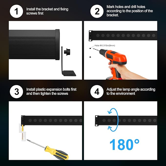 RGBCW Wall Washer Lights, 180W Stage Wash Light Bar Smart APP & Remote Control, Group, Memory,Timing, Music Sync Function, Color Changing Linear Wash Light for Stage Birthday Party Wedding