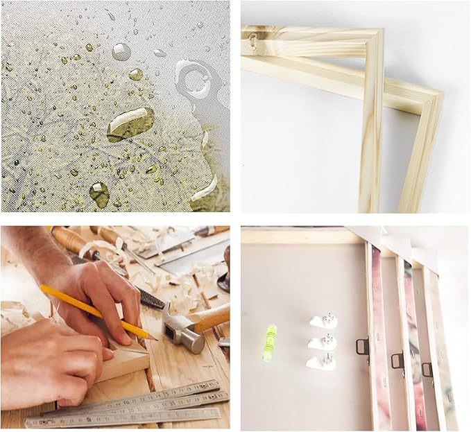 Nachic Wall Denver Skyline Picture Wall Art Decor USA Downtown City Poster Painting Colorado Photo Canvas Prints for Home Office Decoration 20"X48"