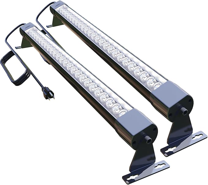 72W LED Wall Washer Light Bar, 4FT 4000K Neutral White Outdoor Wall Washer Lights, 120V Waterproof IP67 LED Light Bar for Outdoor (2 Pack)