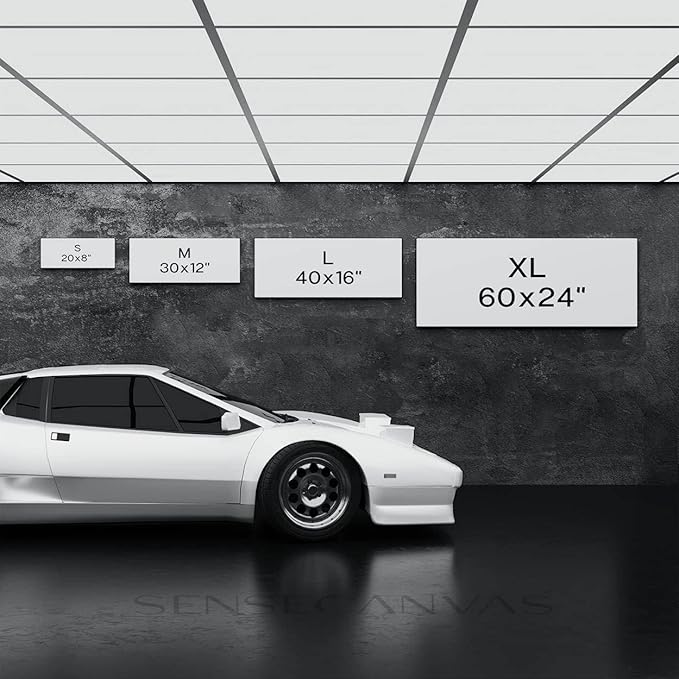 Sense Canvas Western Timeless Vibes 18 Canvas Art - Home Decor Wall Art Print Poster Painting Small 20x8 / 1.5"