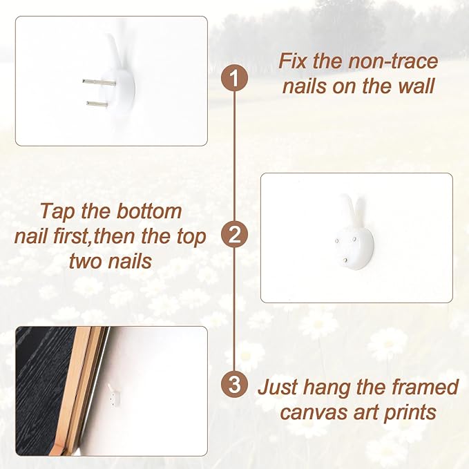 Aurlan Christian Bible Verses Scripture Framed Wall Art(24"x36"), 3PCS Boho Wildflowers Landscape Nature Canvas Artwork, Religious Luke12:27 Psalm46:10 Psalm23:1-2 Jesus Faith Gift Decor for Home Office Bedroom