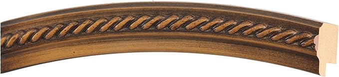 OVALCREST Oval Beveled Wall Mirror for Home Decor - Santa Fe Style - Sunset Gold - 22x26 Outside Dimensions