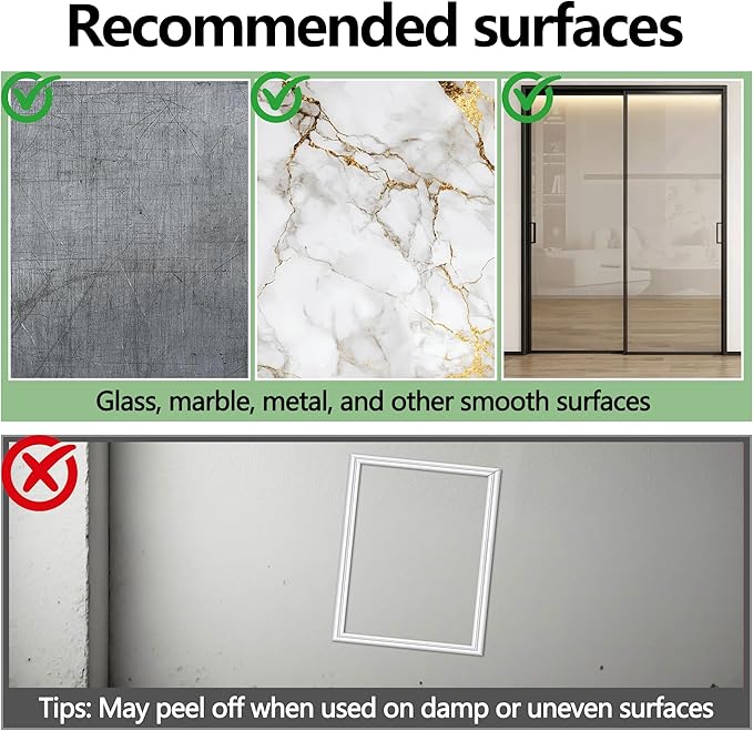 moonoom 20 Ft x 0.9''Wall Decoration Molding Trim,Self-Adhesive 3D Chair Rail Panel Molding, Flexible DIY Wall Trim for Wall Mirror Window Frame and Home Decoration