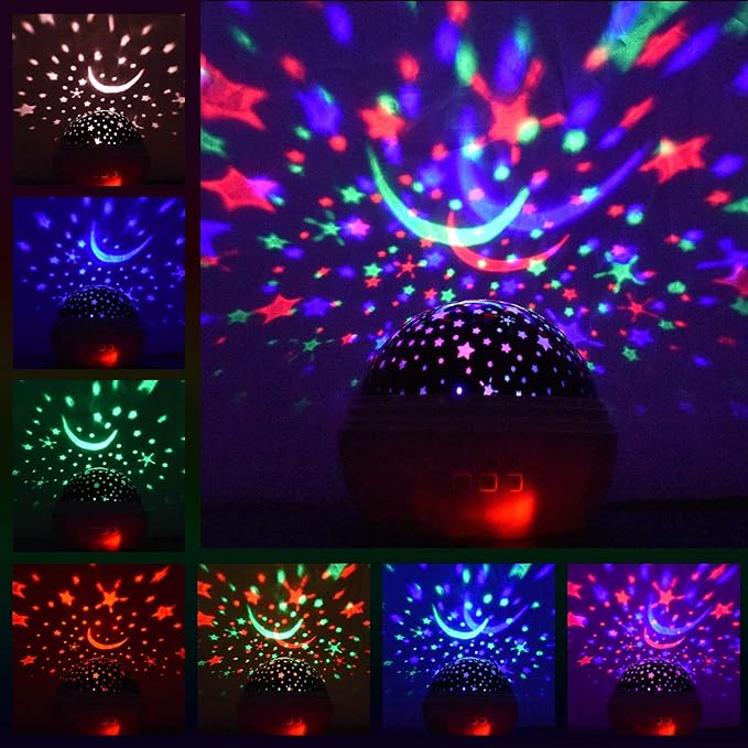 MINGKIDS Christmas Stocking Stuffers for Toddler Girls,Unicorn Gifts Age 6-8,Unicorns and Starry Night Light Projector for Kids, Birthday Gift for 3-10 Year Olds Girls