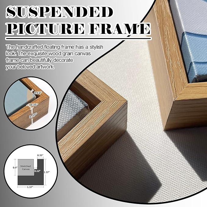 JEAWA Animal Canvas Wall Art Decor - Deer Canvas for Wall Decor, Farm Artwork Decor, Large Framed Wall Art for Living Room Bedroom, 24x48 IN