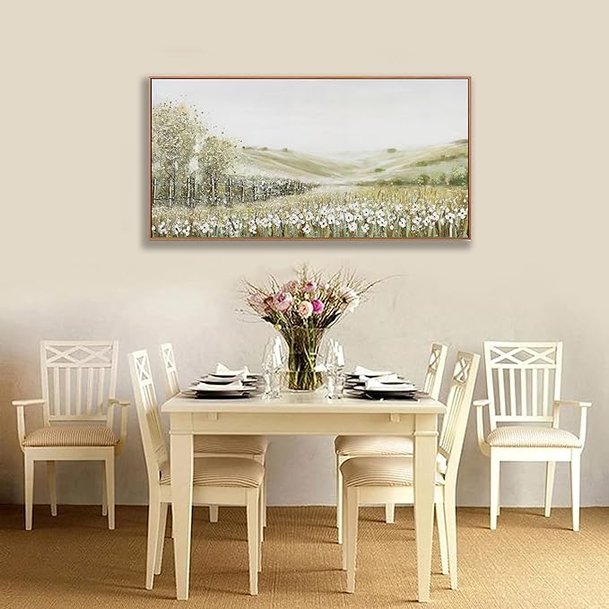 Canvas Wall Art Decor Home Decor Wall Art Prints Natural Modern Framed Landscape Wall Decorations Mountain Wilderness Artwork for Living Room Wall Bedroom Kitchen Office Decor 20"×40"