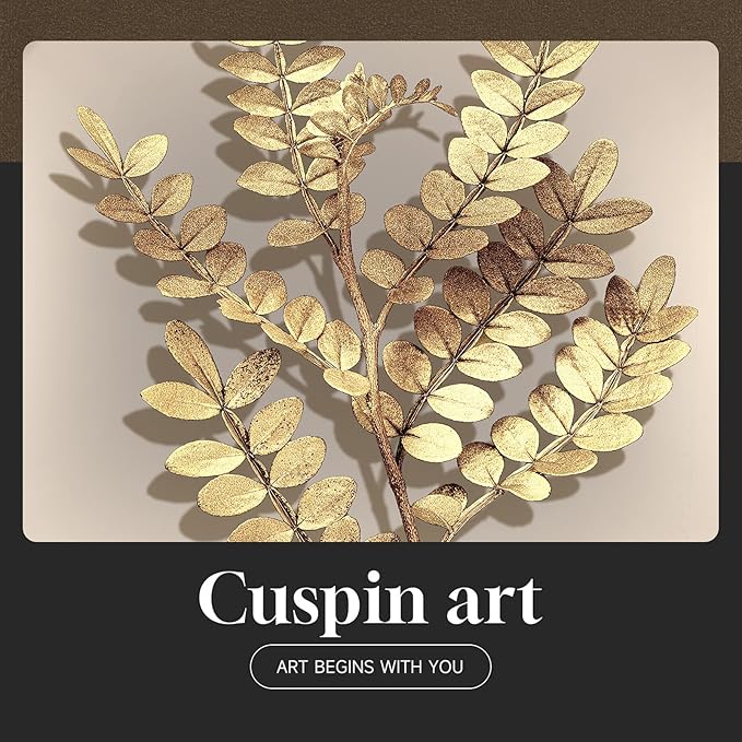 Large Framed Modern Elegant Wall Art for Living Room, 3 Piece Black and Gold Bright Luxury Prints Paintings, Contemporary Elegant Flower and Geometric Pictures for Bedroom Entryway Wall Decor 24x36 In