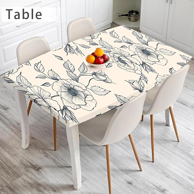 Nuxovilar White Grey Botanical Textured Peel and Stick Wallpaper, 15.75"x39.37", Self-Adhesive Contact Paper, Elegant Floral Pattern for Bedroom, Living Room and Table Decor