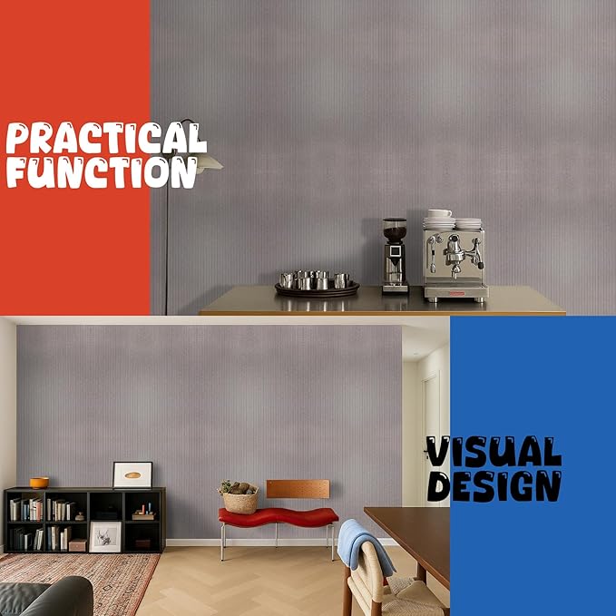 5 Pack Acoustic Panels,47.2x23.6x0.4 inch Acoustical Wall Panels,Large Soundproof Panels,Self-Adhesive Sound proof panels for walls,Acoustic Treatment for Recording Studio&Office Vertical,Brown