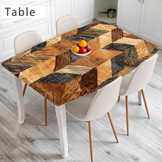 Nuxovilar Brown Geometric Diamond Textured Peel and Stick Wallpaper, 15.75"x39.37", Self-Adhesive Contact Paper, Retro Pattern for Bedroom, Living Room and Table Decor