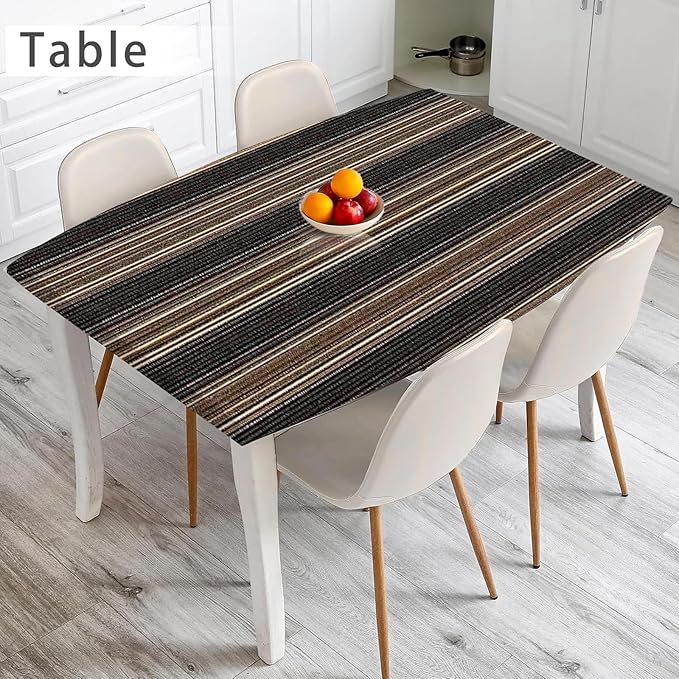 Nuxovilar Brown Wood Grain Stripe Textured Peel and Stick Wallpaper, 15.75"x39.37", Self-Adhesive Contact Paper, Rustic Modern Look for Bedroom, Living Room and Table Decor