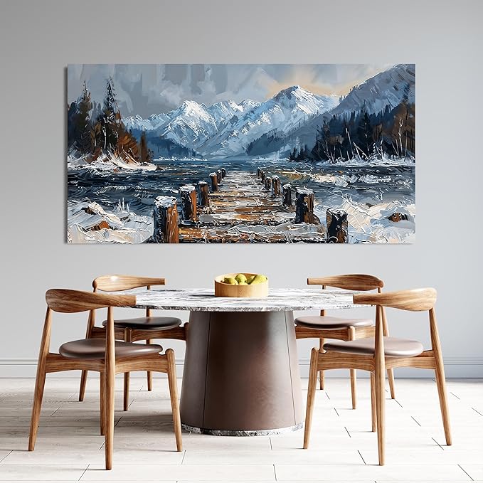 Canvas Wall Art Decor Large Wall Art for Living Room Nature Landscape Wall Art Prints Canvas Art Wall Decor Artwork For Walls Modern Oversized Wall Art Decorations Bedroom Ofiice Kitchen Decor 29"X58"