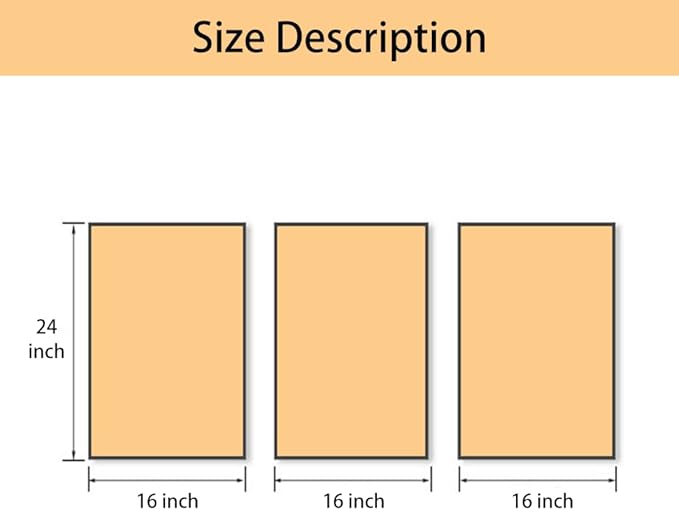 Pacimo 3 Piece Canvas Wall Art - Venice Framed Wall Art Decor Grand Canal in Venice Pictures Painting on Canvas Modern Art Home Decoration Stretched and Framed Ready to Hang - 16 x 24 inch x 3 Panels