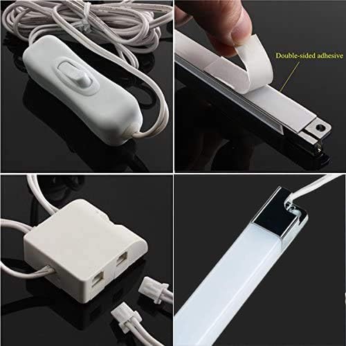 Cefrank Under Cabinet Lighting Bookshelf Light Bar - UL-Listed - Low Profile - Energy Saving - Cool to Touch - Soft Warm White