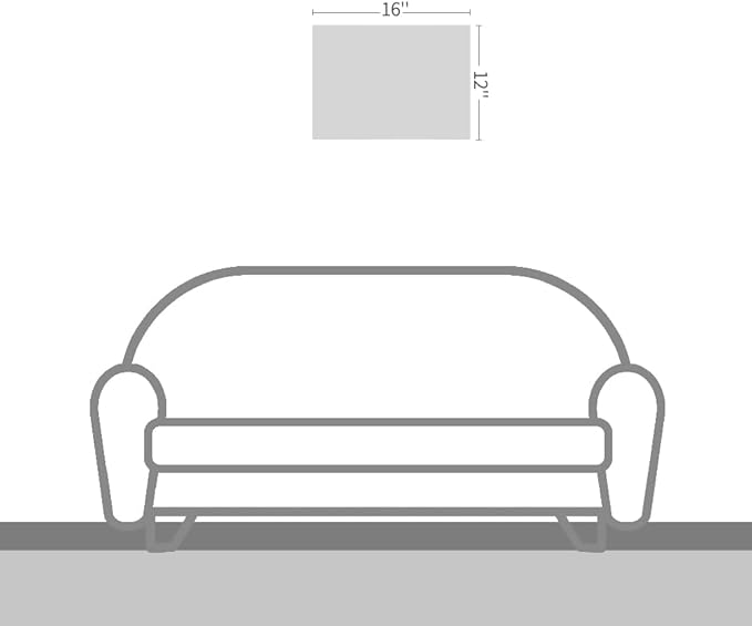 JAPO ART Green Sea Turtle Wall Decor Tropical Canvas Wall Art Prints Hawaii Turtle Picture Gift Florida Sea Life Teal Watercolor Ocean Animal Painting Small Framed Pictures for Bathroom Living Room